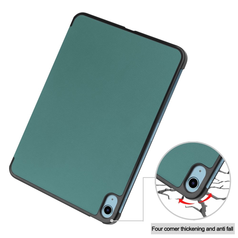iPad 10.9 10th Gen (2022) Etui Tri-fold grønn