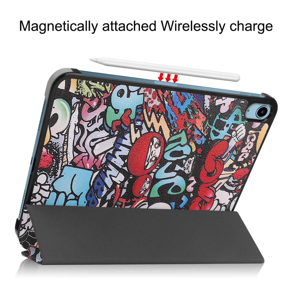 Etui Tri-fold iPad 10.9 10th Gen (2022) - Graffiti