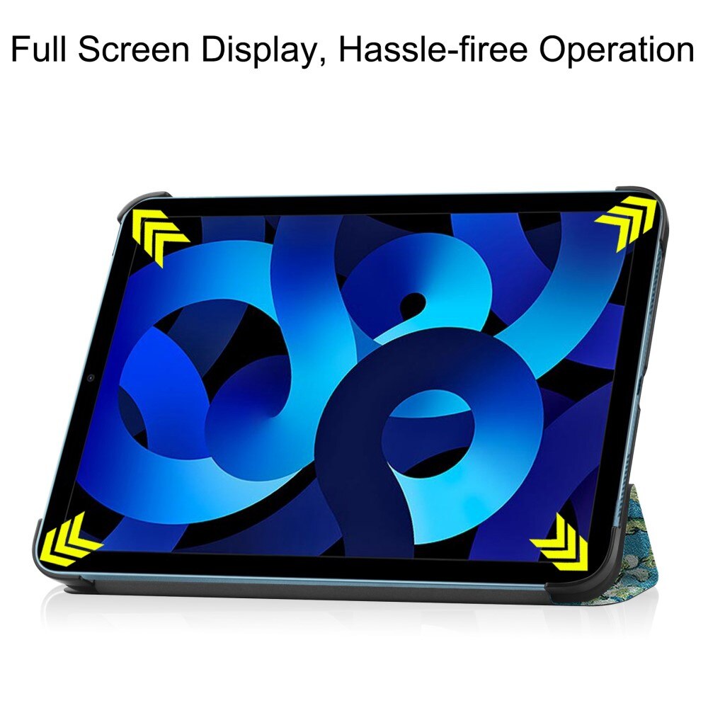 Etui Tri-fold Apple iPad 10.9 10th Gen (2022) Flerfarget/mønster