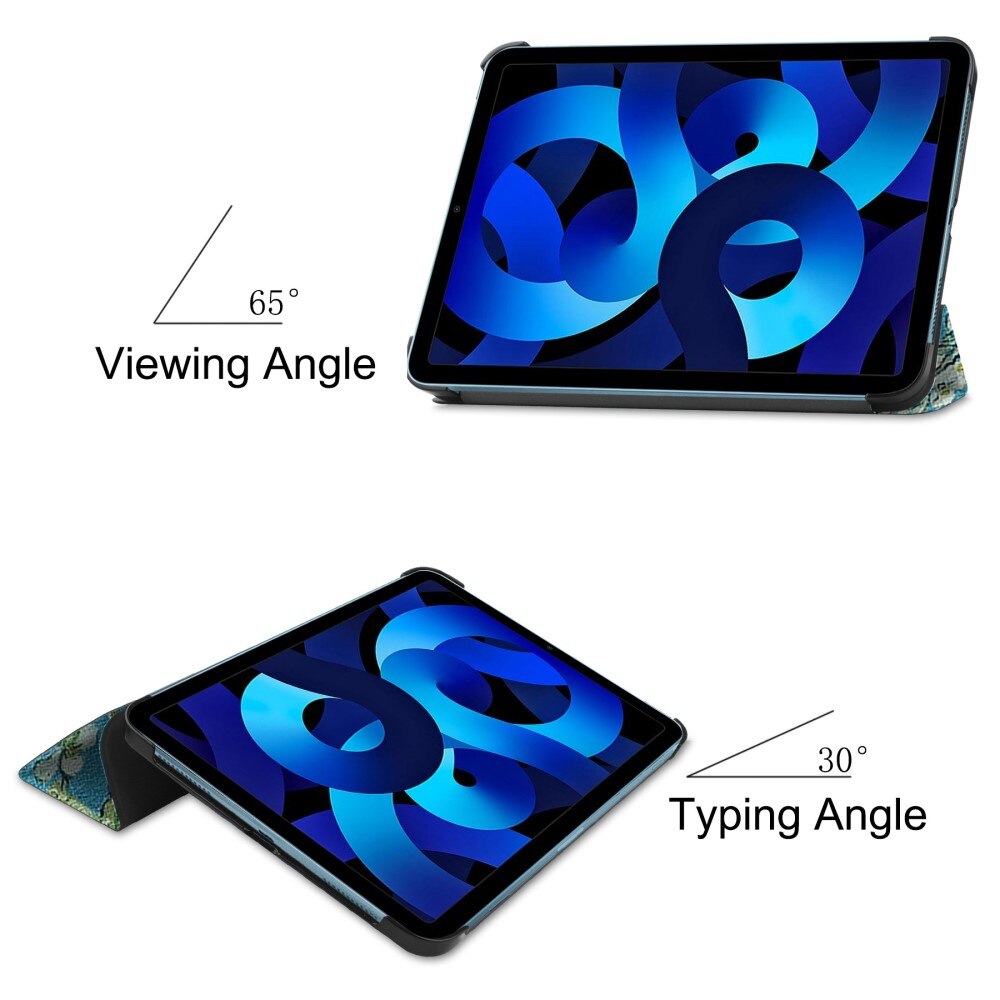 Etui Tri-fold Apple iPad 10.9 10th Gen (2022) Flerfarget/mønster