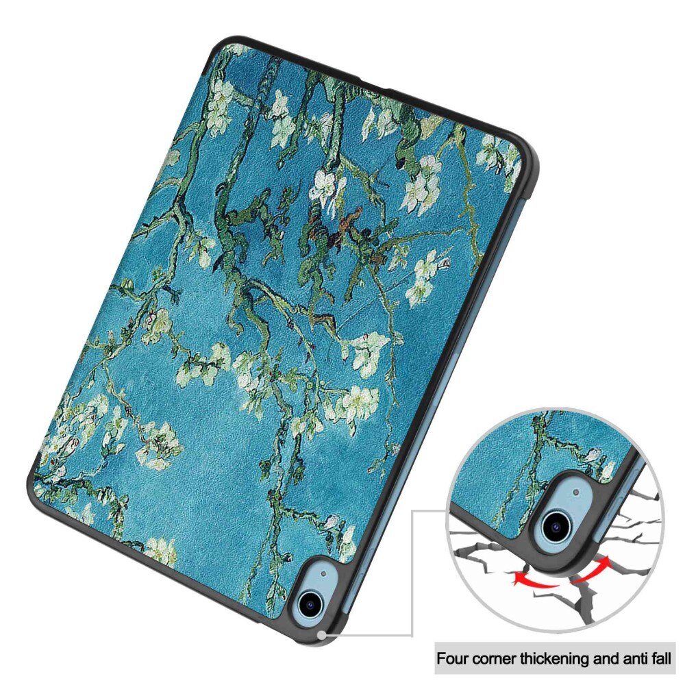 Etui Tri-fold Apple iPad 10.9 10th Gen (2022) Flerfarget/mønster