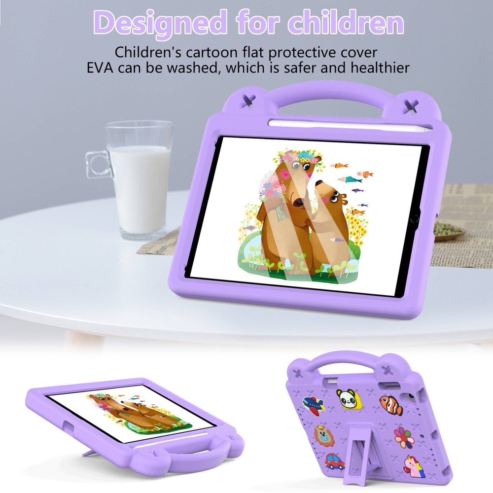 Støtsikker EVA Deksel Kickstand iPad Air 9.7 1st Gen (2013) lilla