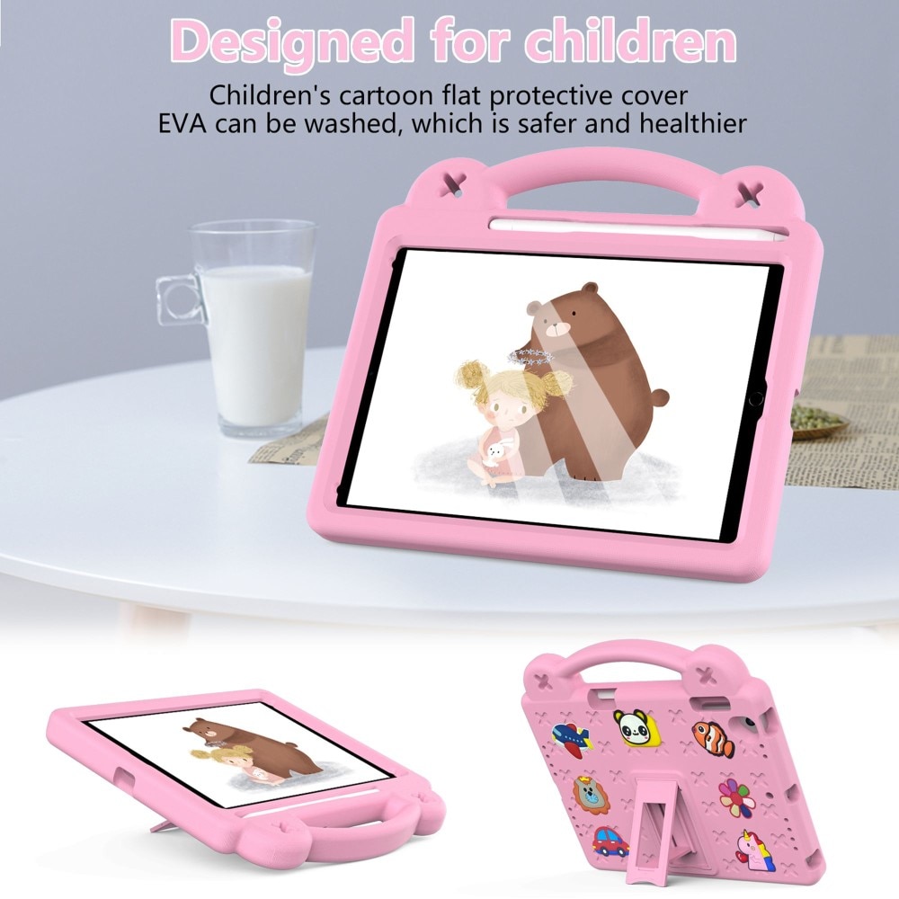 Støtsikker EVA Deksel Kickstand iPad 9.7 5th Gen (2017) rosa