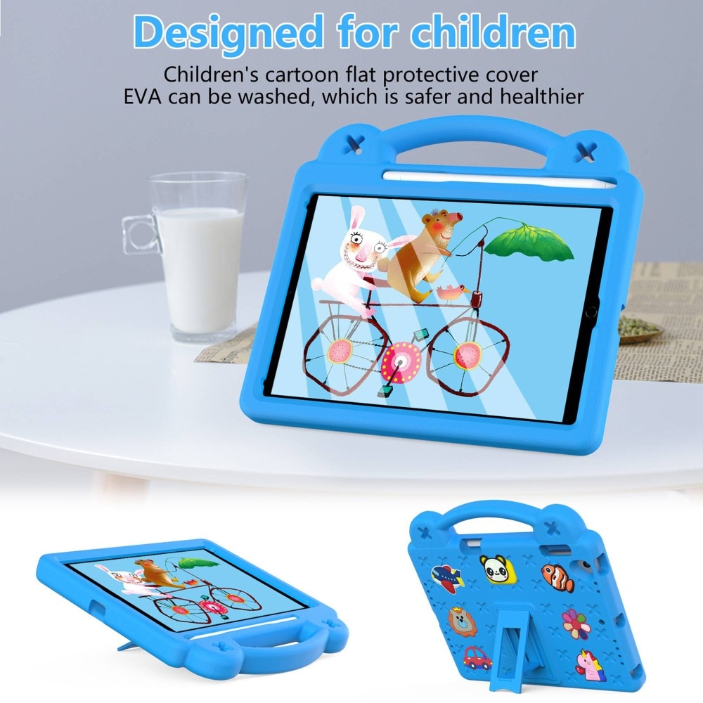 Støtsikker EVA Deksel Kickstand iPad Air 9.7 1st Gen (2013) blå
