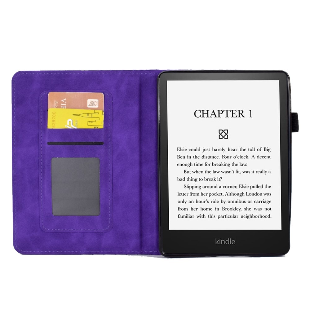 Etui Kortholder Amazon Kindle Paperwhite Signature Edition (2023) lilla