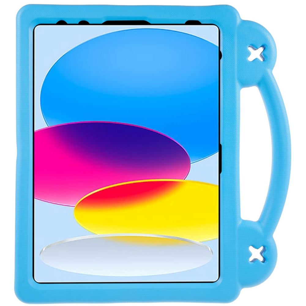 Støtsikker EVA Deksel Kickstand iPad 10.9 10th Gen (2022) blå