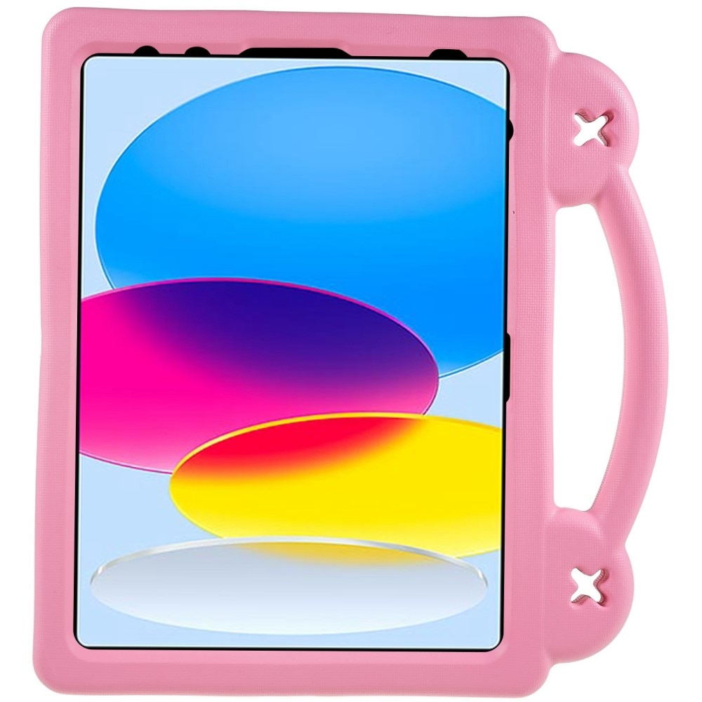 Støtsikker EVA Deksel Kickstand iPad 10.9 2022 (10th gen) rosa