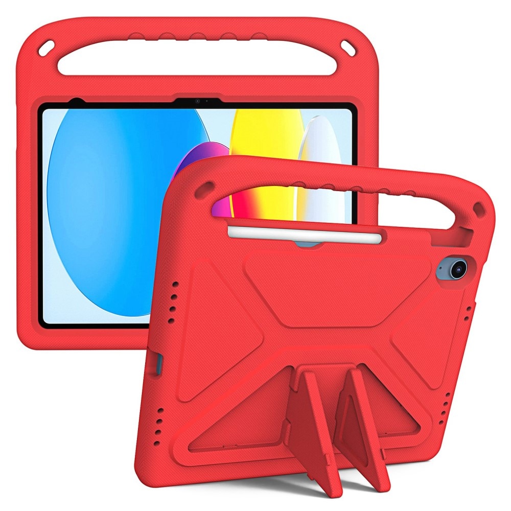 Etui EVA med håndtak for iPad 10.9 10th Gen (2022) rød