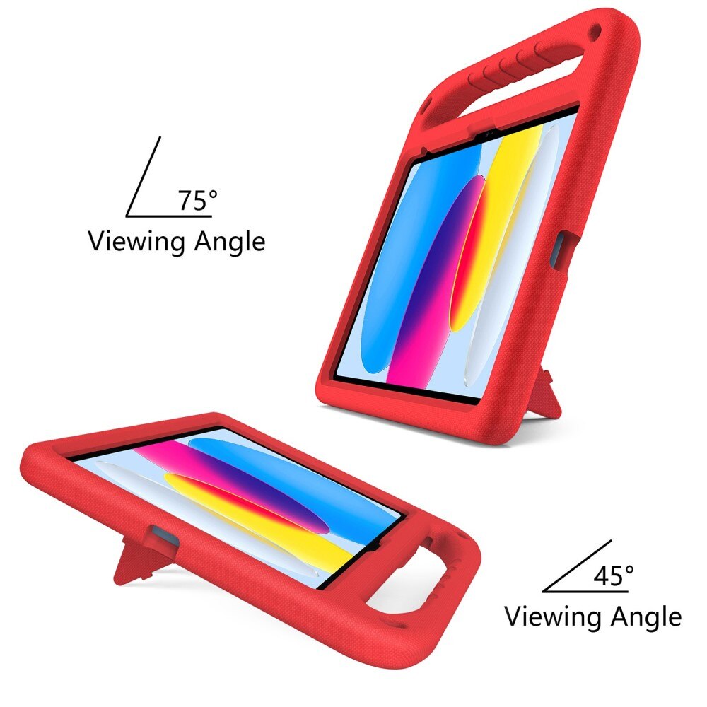 Etui EVA med håndtak for Apple iPad 10.9 10th Gen (2022) Rød