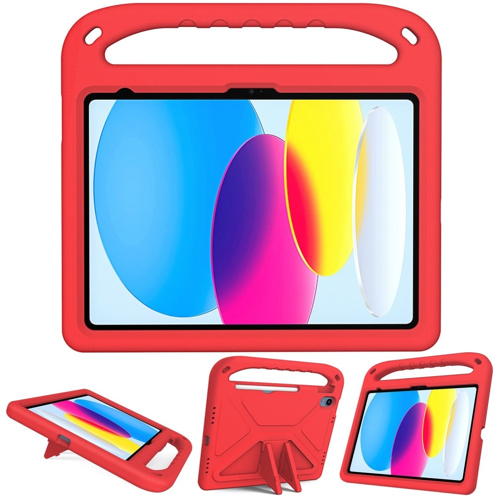 Etui EVA med håndtak for Apple iPad 10.9 10th Gen (2022) Rød