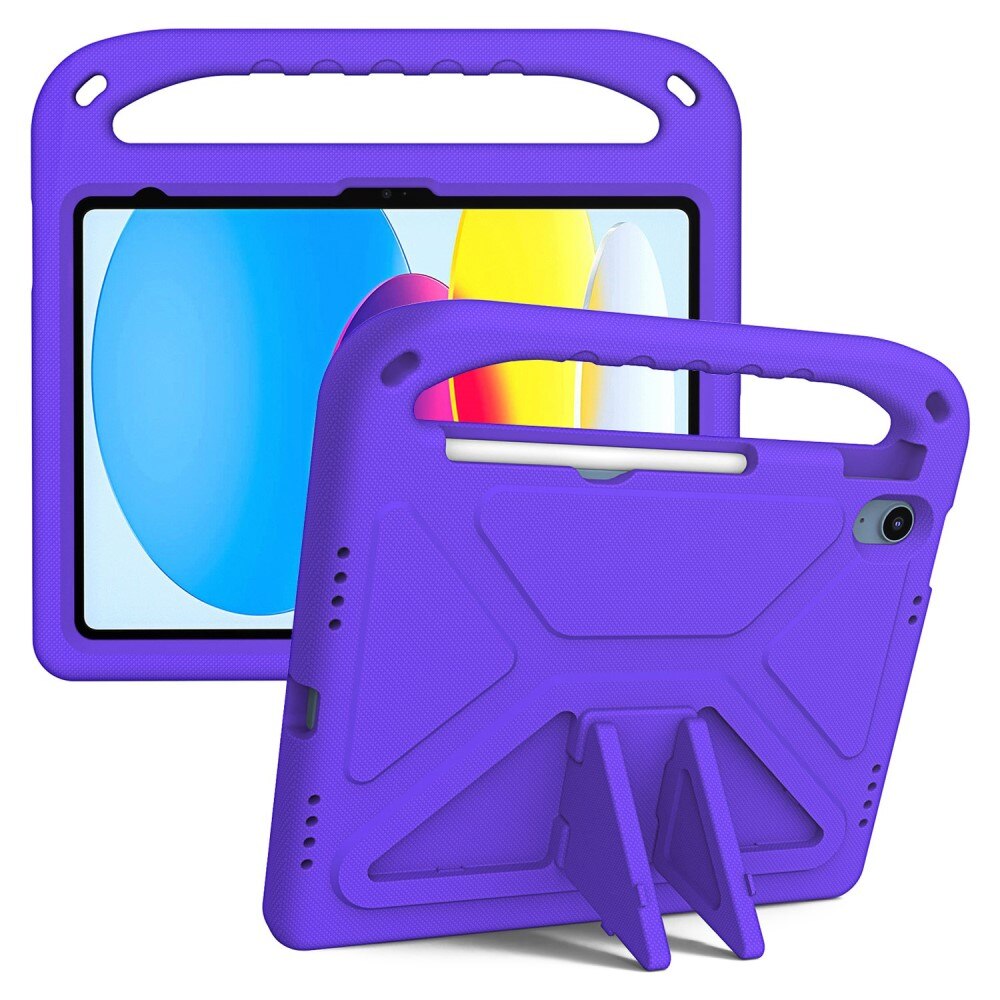Etui EVA med håndtak for Apple iPad 10.9 10th Gen (2022) Lilla