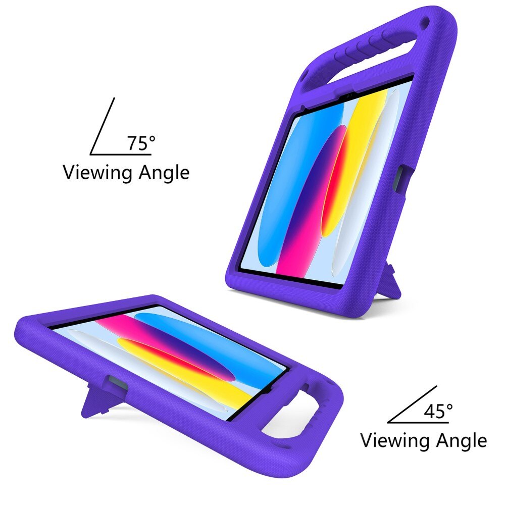 Etui EVA med håndtak for Apple iPad 10.9 10th Gen (2022) Lilla