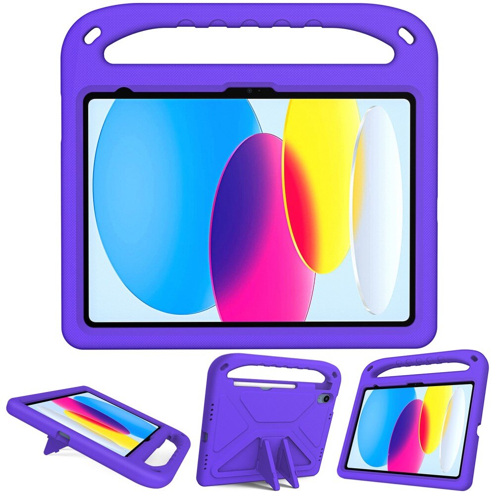 Etui EVA med håndtak for Apple iPad 10.9 10th Gen (2022) Lilla