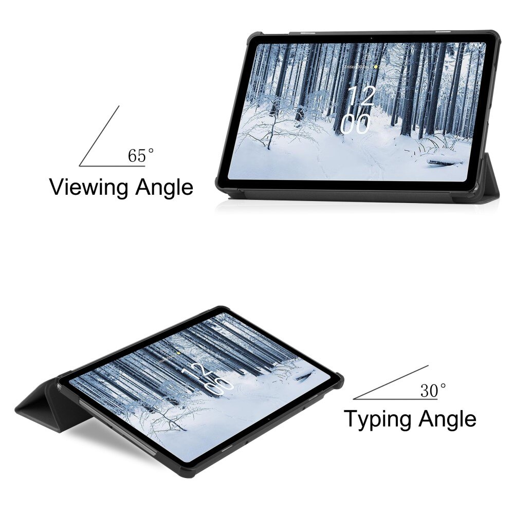 Etui Tri-fold  Nokia T21 Svart