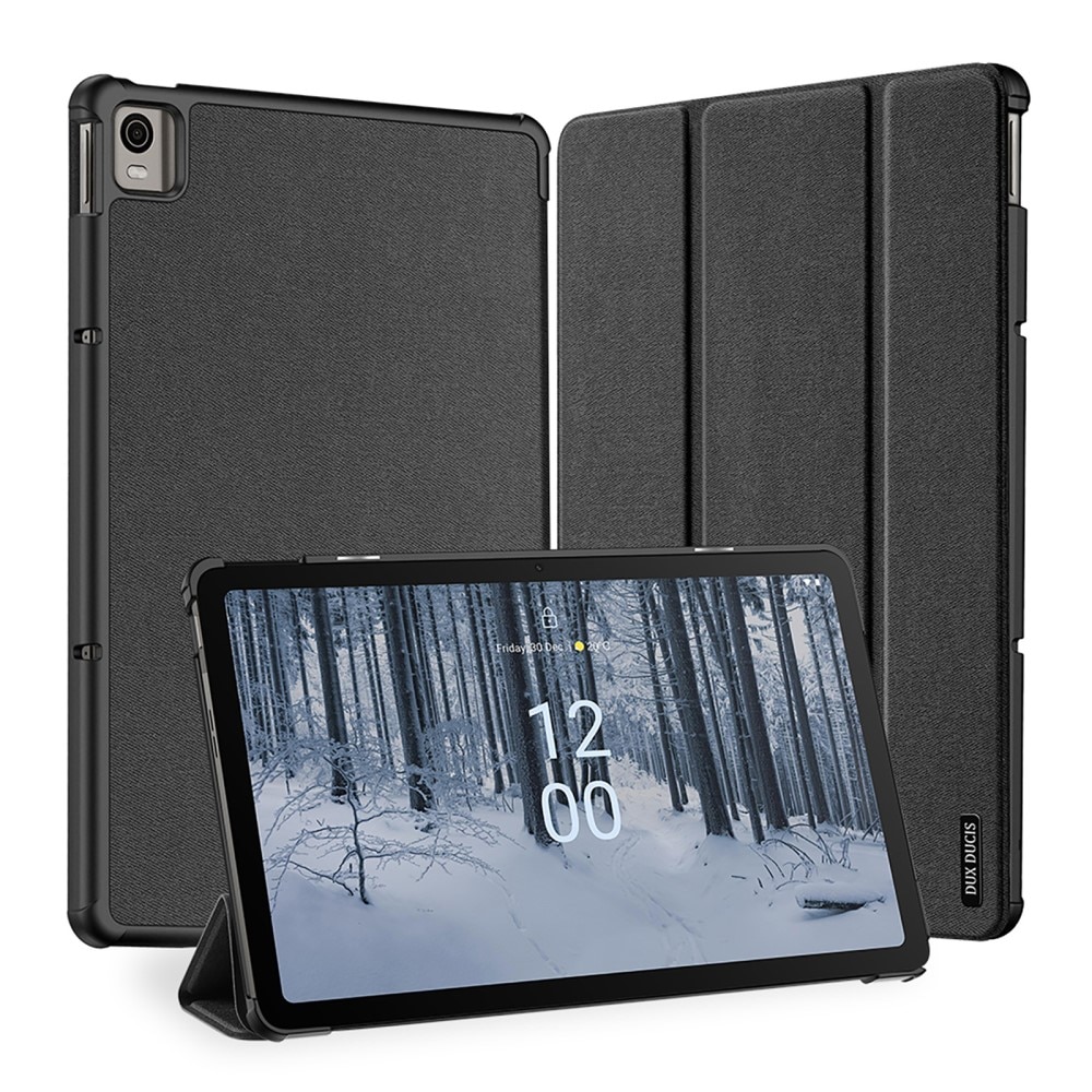 Domo Tri-fold Case Nokia T21 - Black
