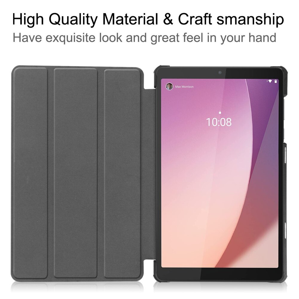 Lenovo Tab M8 (4th Gen) Etui Tri-fold svart