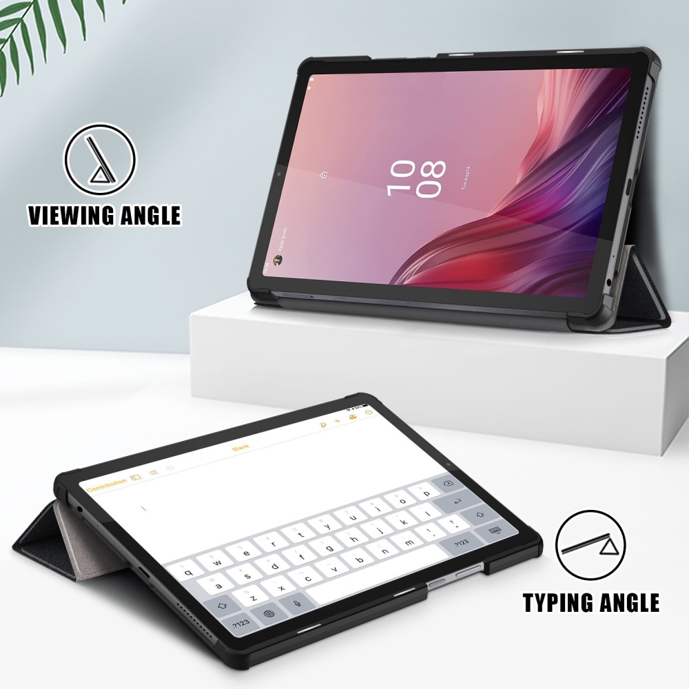 Lenovo Tab M9 Etui Tri-fold svart