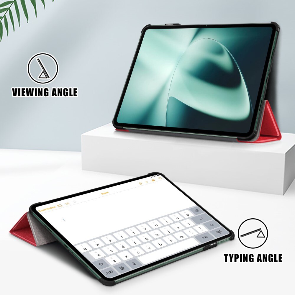 Etui Tri-fold  OnePlus Pad Rød