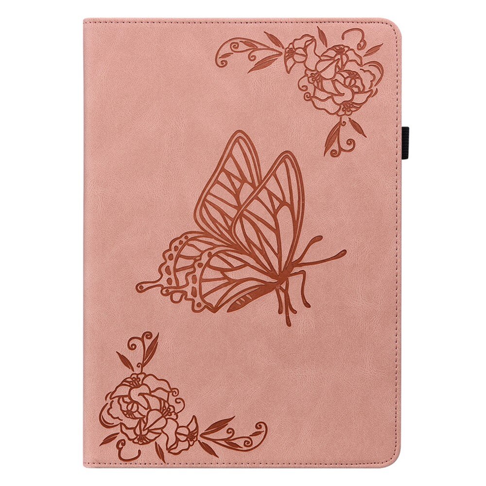 Lærveske Sommerfugler Xiaomi Pad 6 Rosa