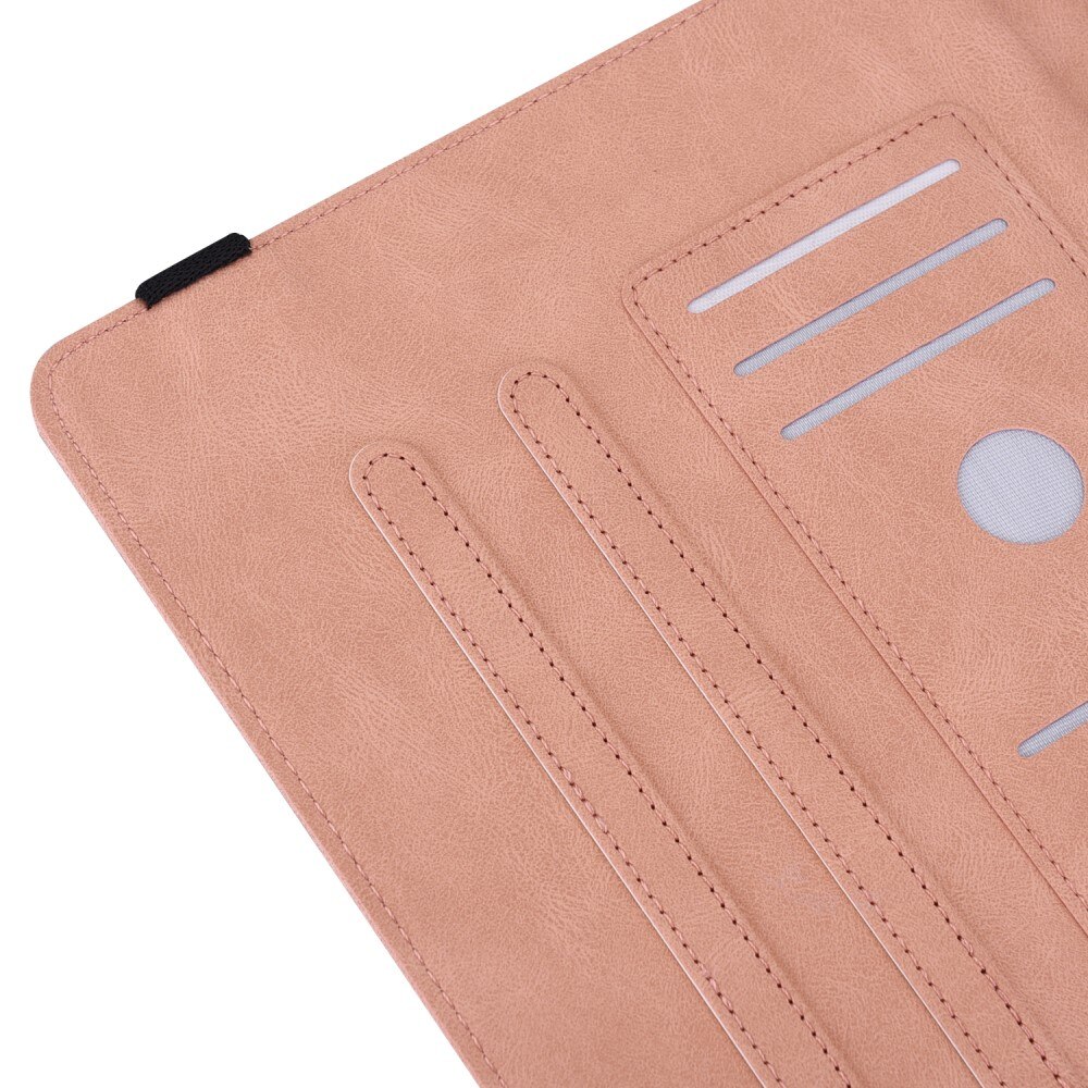 Lærveske Sommerfugler Xiaomi Pad 6 Rosa