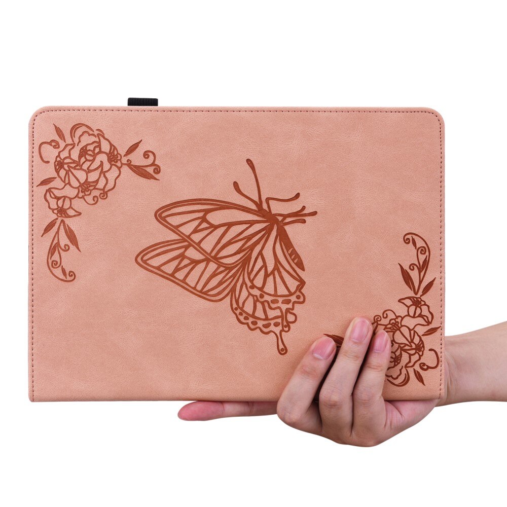 Lærveske Sommerfugler Xiaomi Pad 6 Rosa
