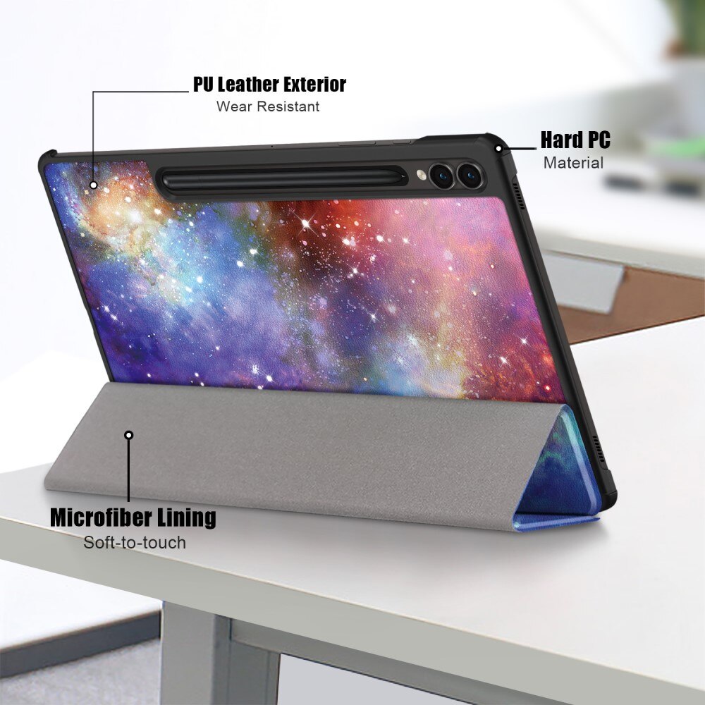 Samsung Galaxy Tab S9 Plus Etui Tri-fold, rymd