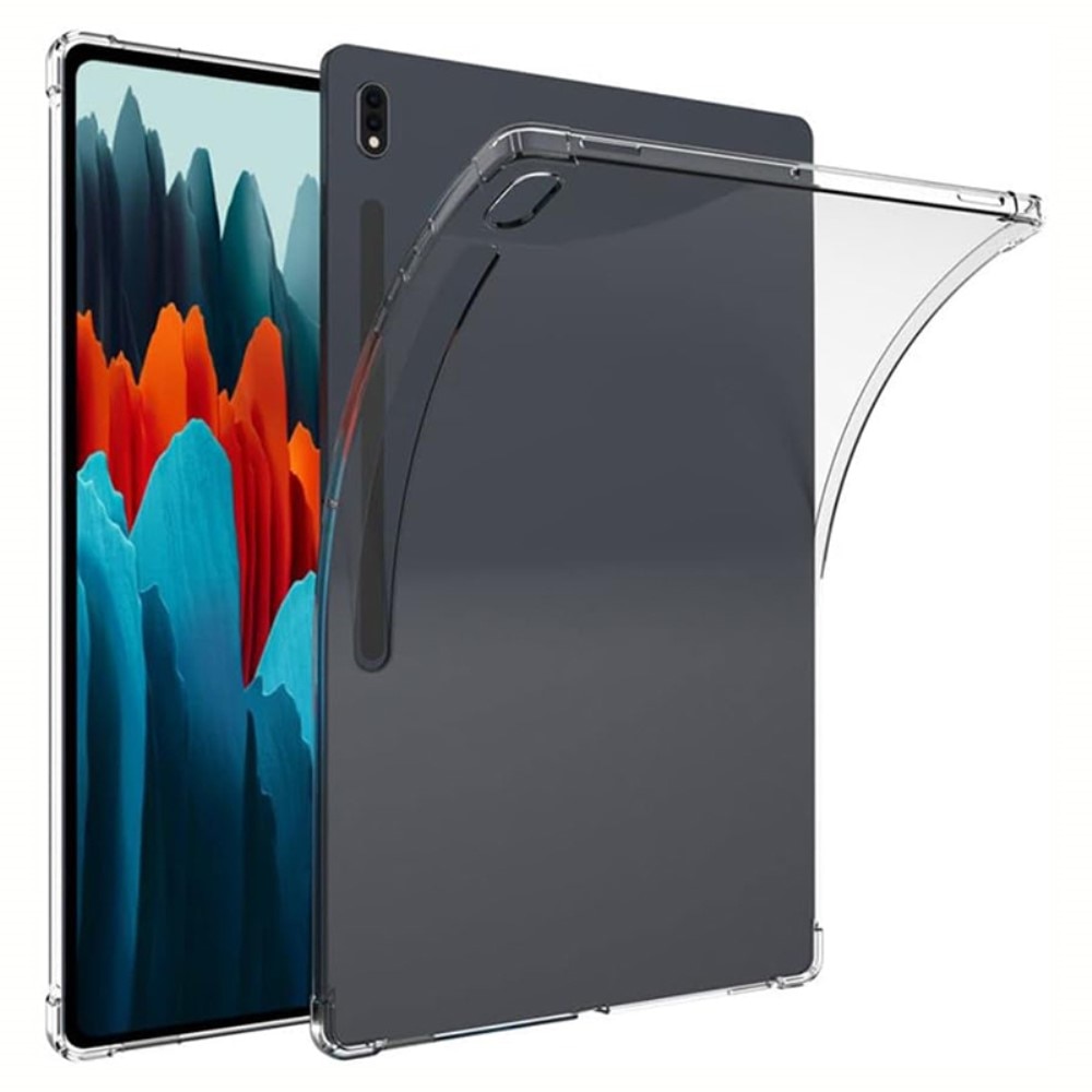 Støtsikker Deksel TPU Samsung Galaxy Tab S7 FE gjennomsiktig