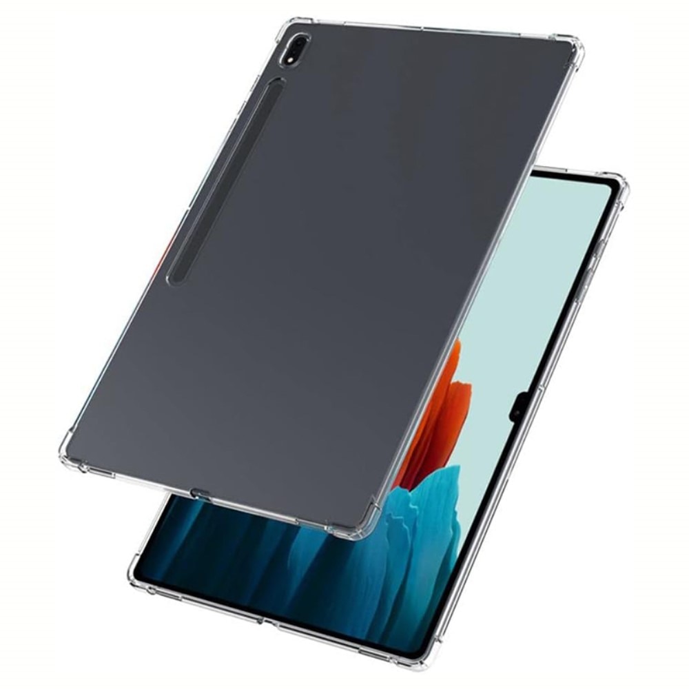 Støtsikker Deksel TPU Samsung Galaxy Tab S7 Plus gjennomsiktig