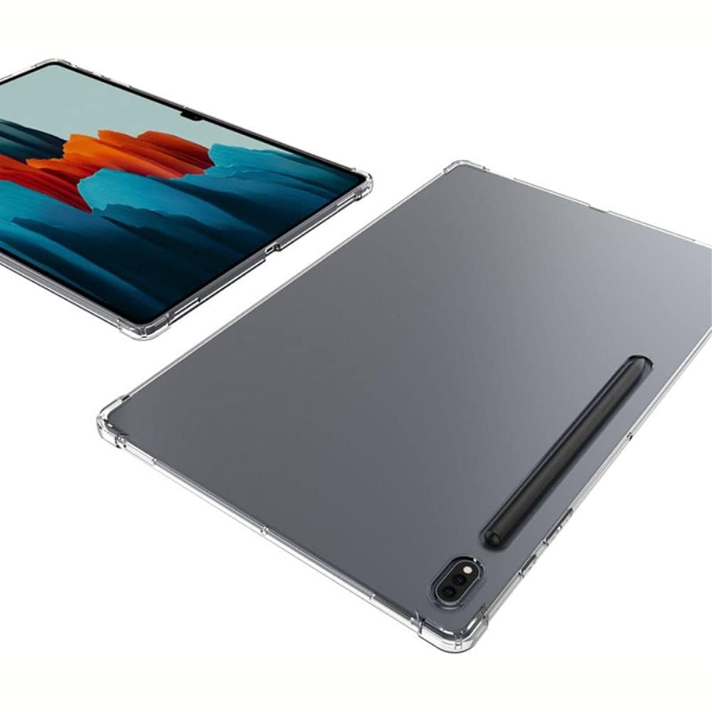 Støtsikker Deksel TPU Samsung Galaxy Tab S8 Plus gjennomsiktig