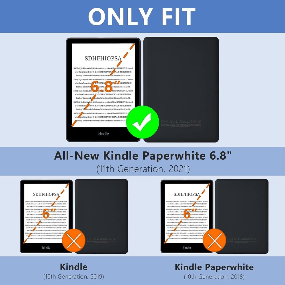 Deksel Amazon Kindle Paperwhite 5 11th Gen (2021) gjennomsiktig