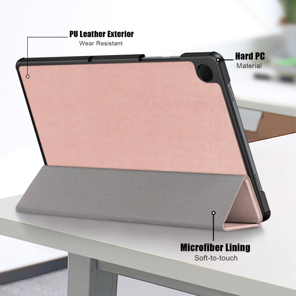 Samsung Galaxy Tab A9 Plus Etui Tri-fold rosegull