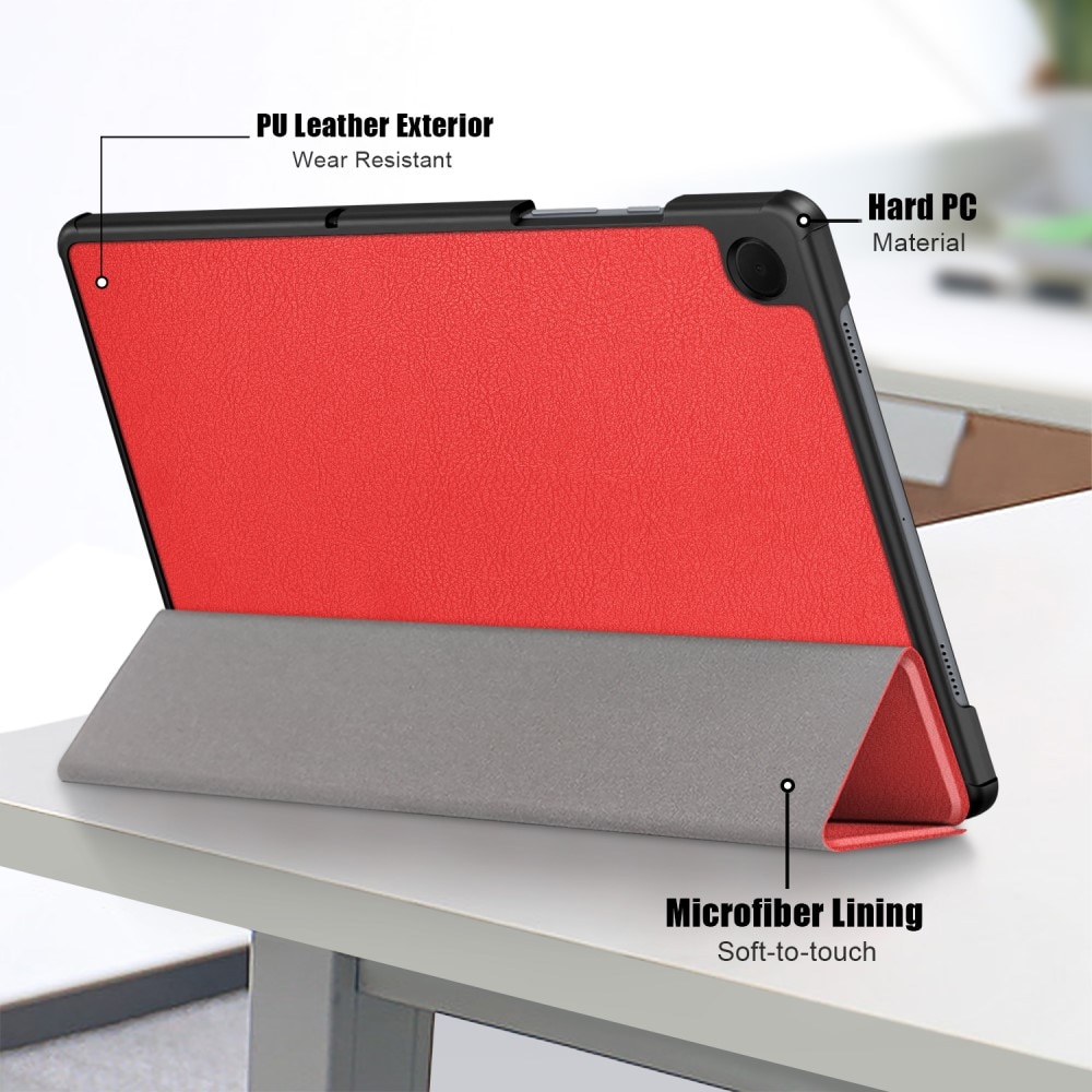 Samsung Galaxy Tab A9 Plus Etui Tri-fold rød