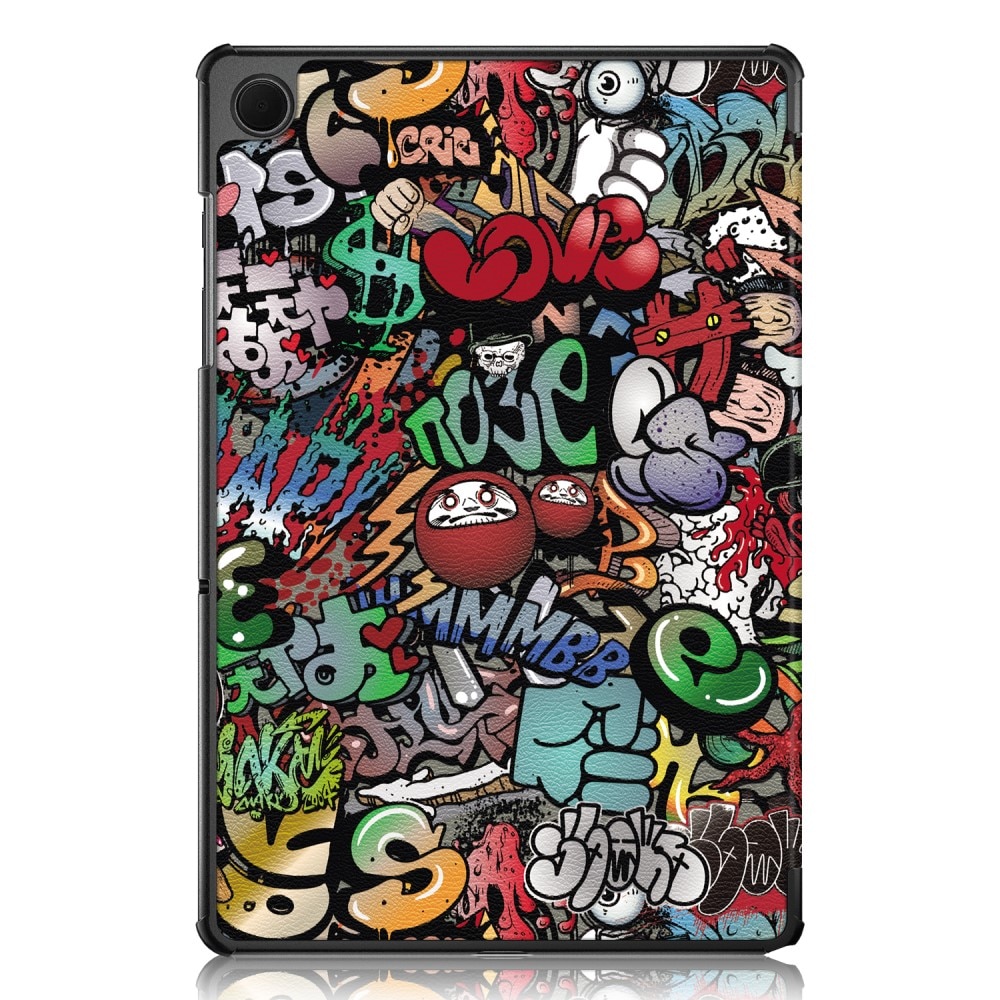 Samsung Galaxy Tab A9 Plus Etui Tri-fold - Graffiti