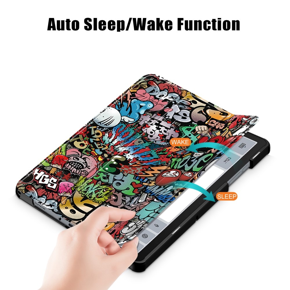 Samsung Galaxy Tab A9 Plus Etui Tri-fold - Graffiti