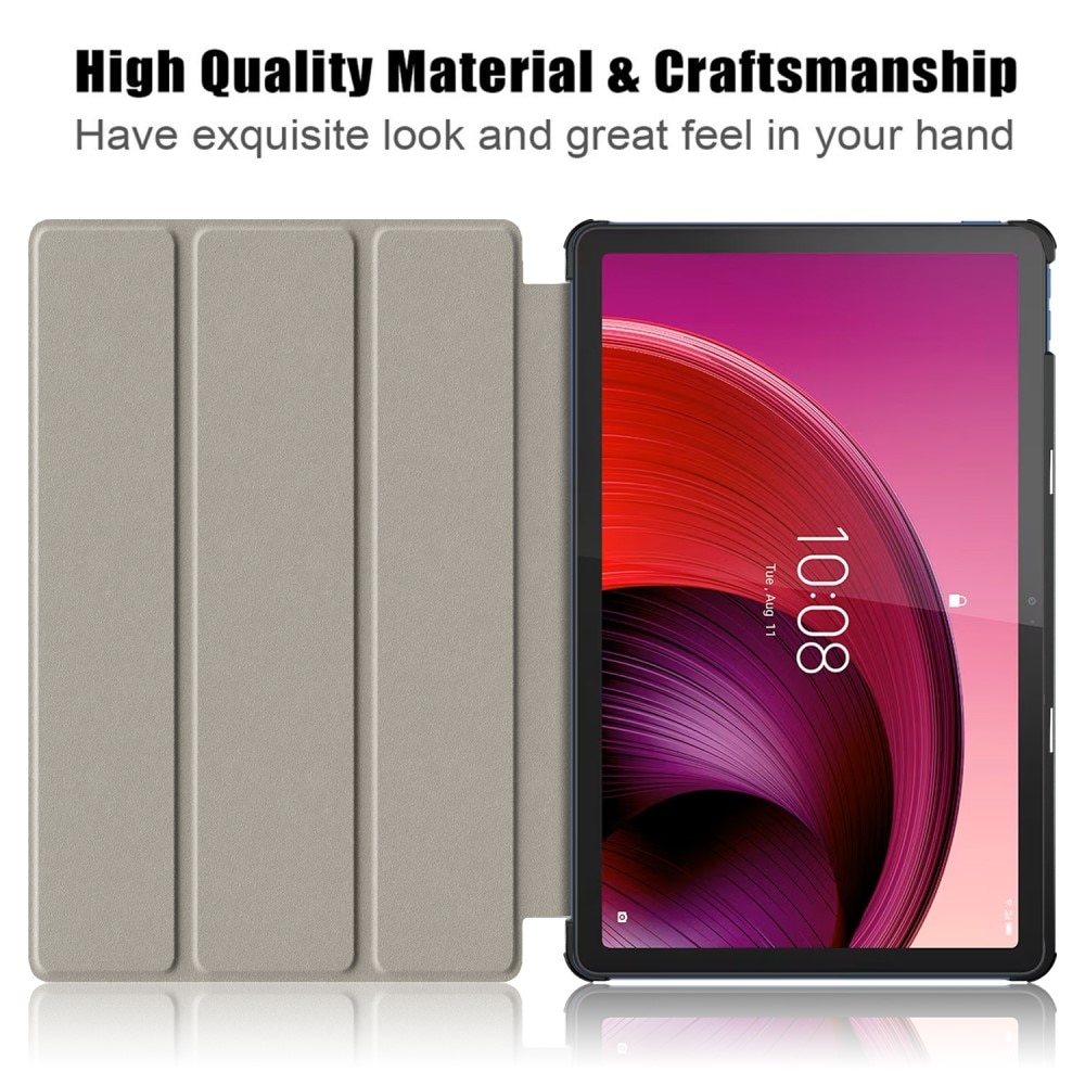 Etui Tri-fold  Lenovo Tab M10 5G Svart
