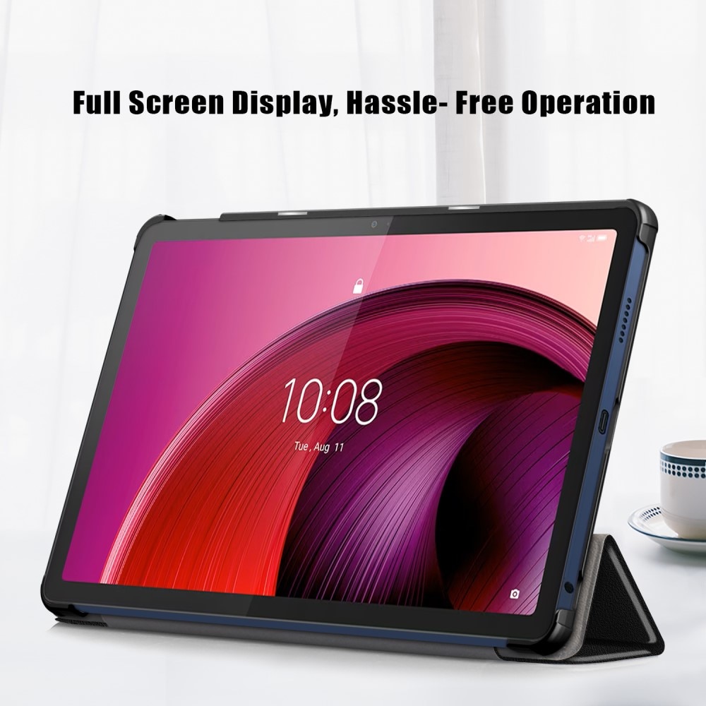 Lenovo Tab M10 5G Etui Tri-fold svart