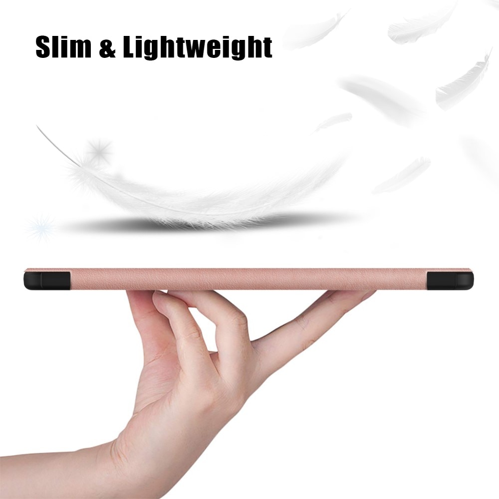 Samsung Galaxy Tab A9 Etui Tri-fold rosegull