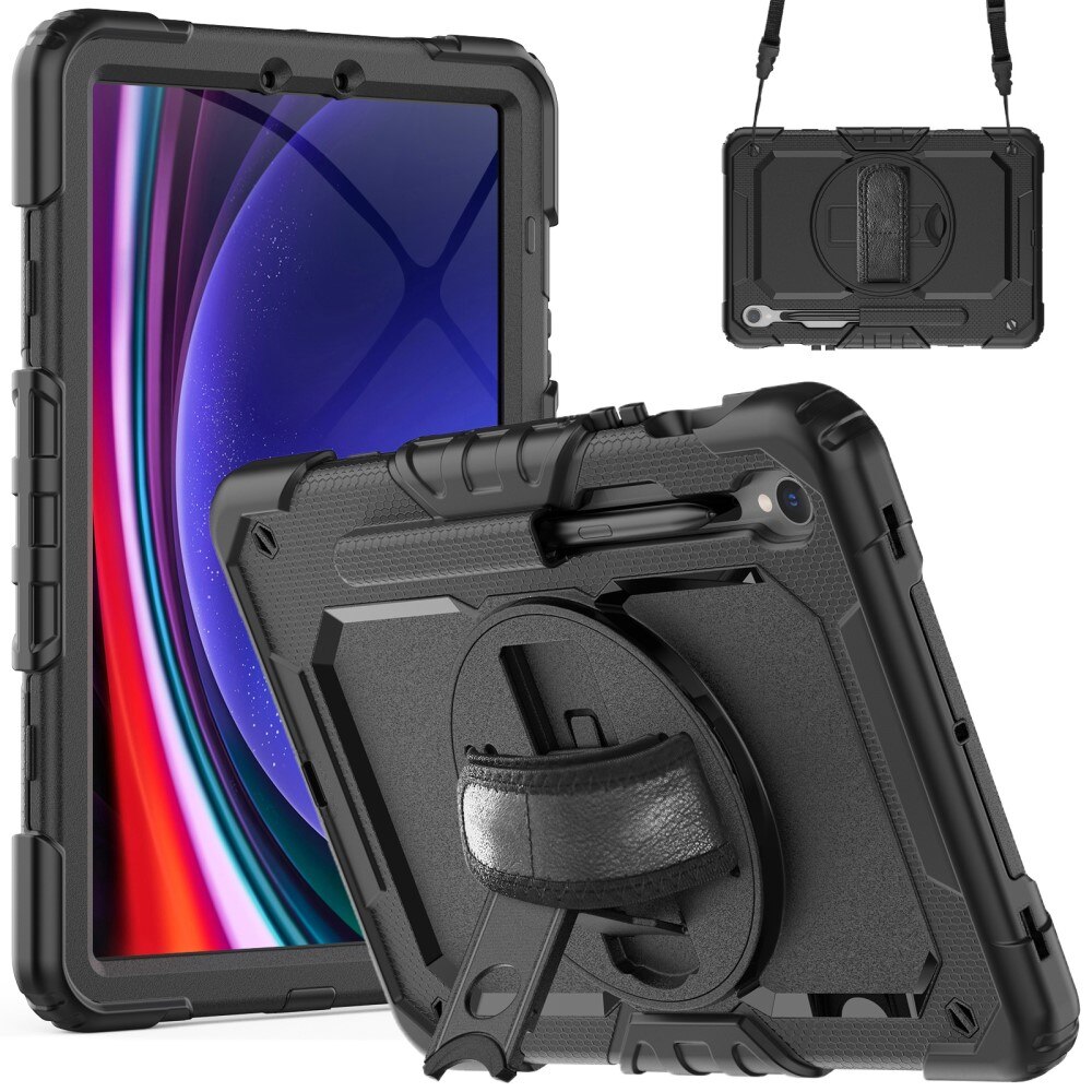 Støtsikker Full Protection Hybriddeksel Samsung Galaxy Tab S9 svart