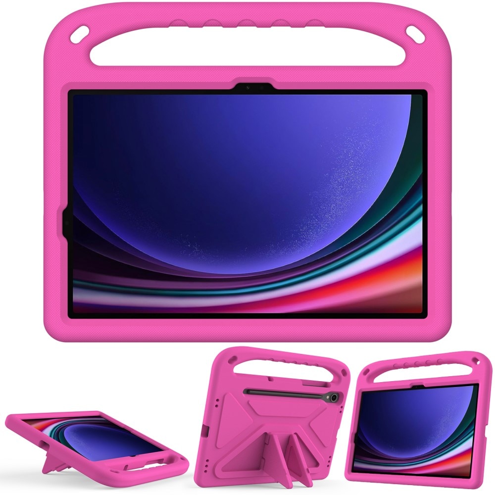 Etui EVA med håndtak for Samsung Galaxy Tab S9 rosa