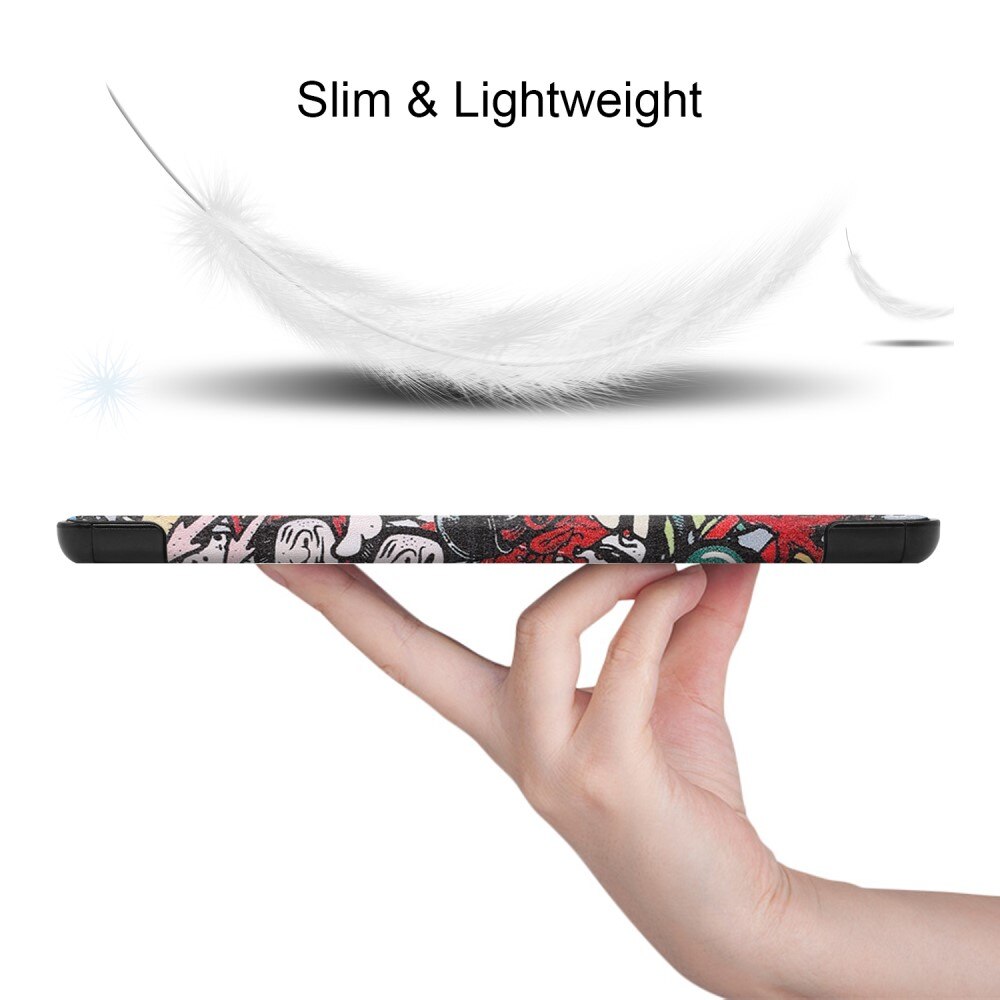 Etui Tri-fold Samsung Galaxy Tab S9 FE Plus Flerfarget/mønster