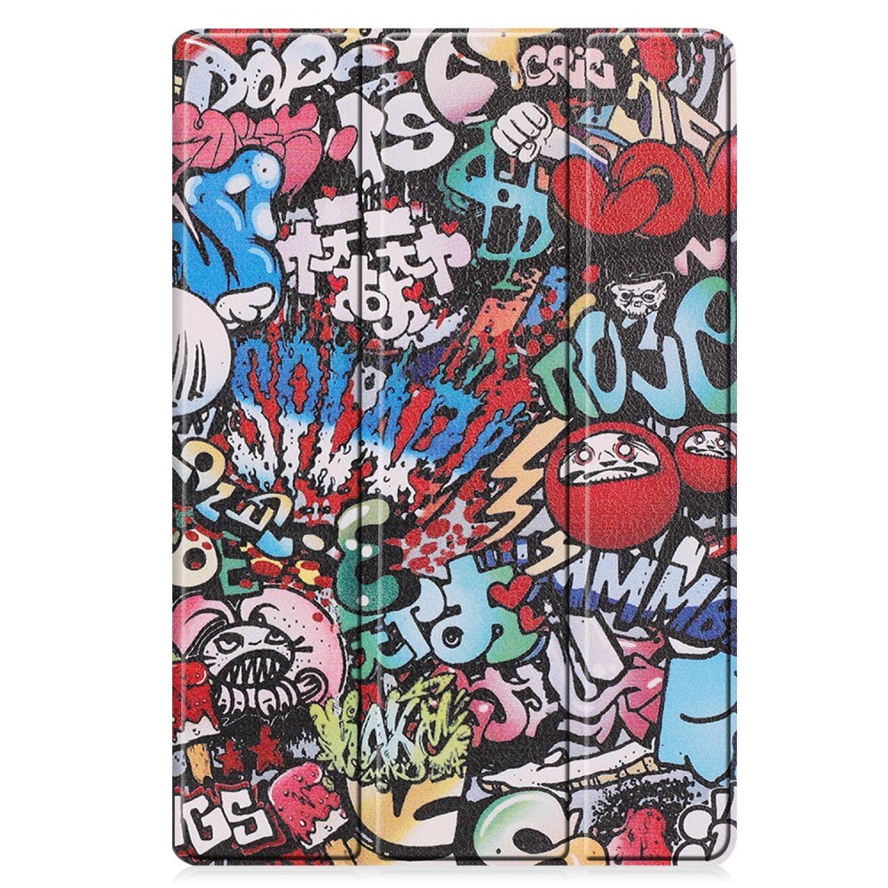 Etui Tri-fold Samsung Galaxy Tab S9 FE Plus Flerfarget/mønster