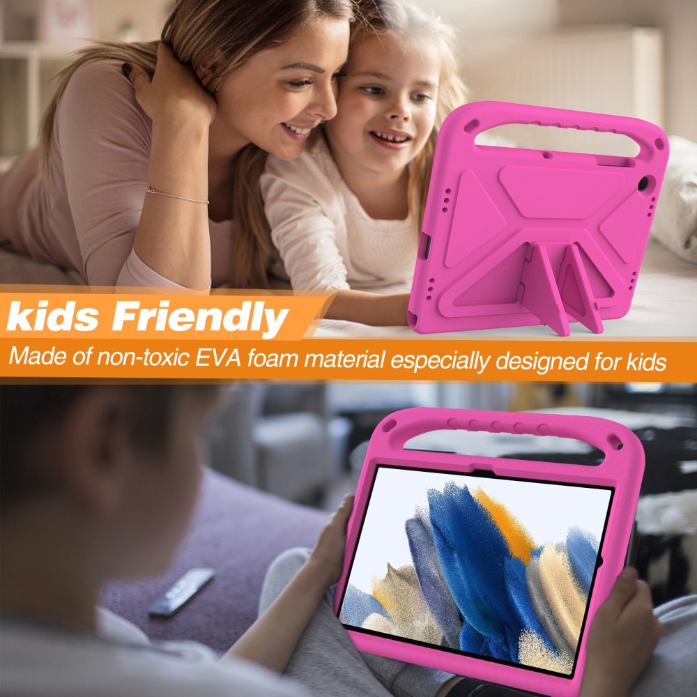 Etui EVA med håndtak for Samsung Galaxy Tab A9 Plus rosa