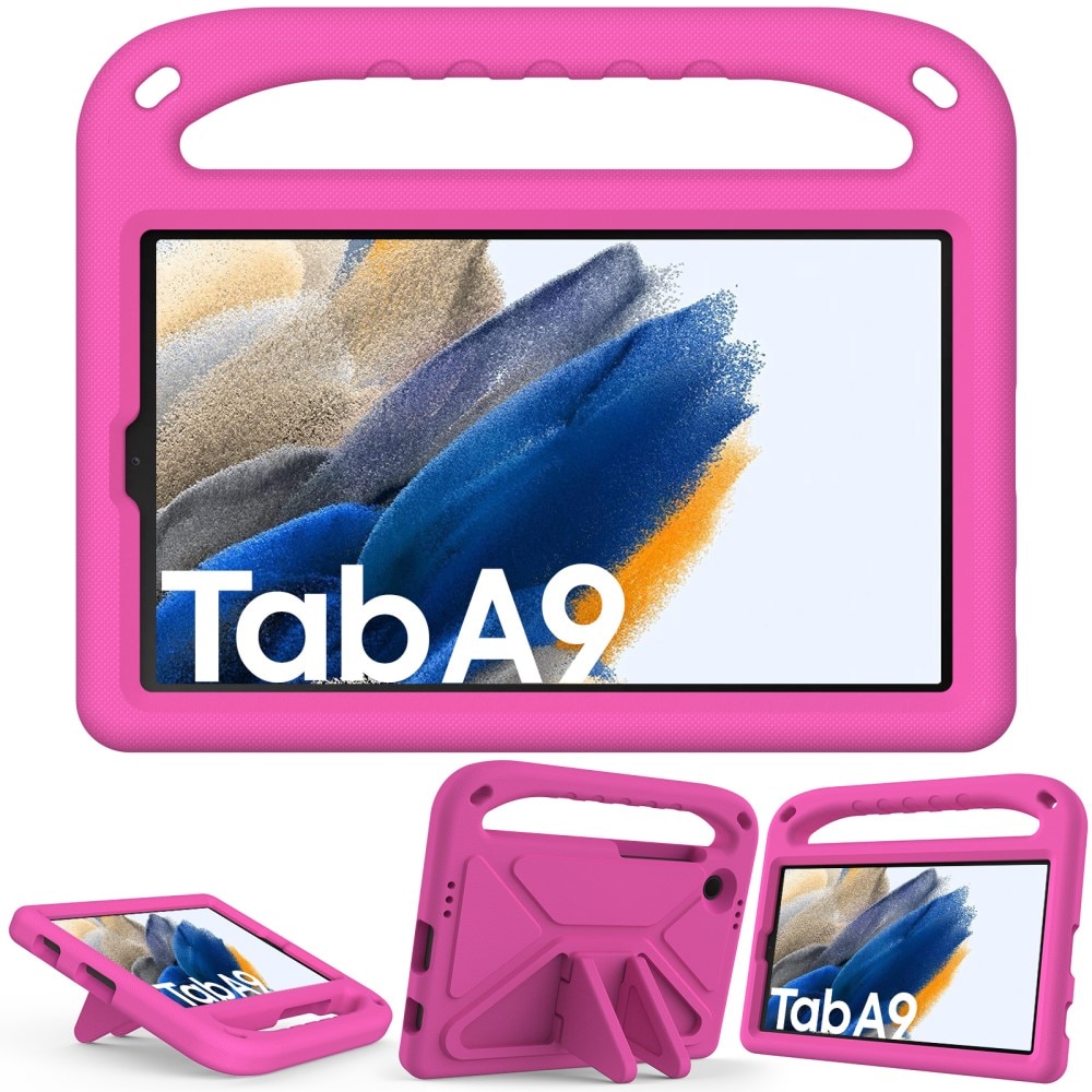 Etui EVA med håndtak for Samsung Galaxy Tab A9 rosa
