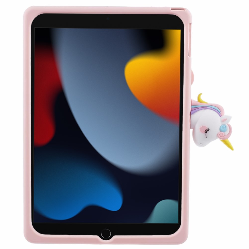 Deksel Enhjørning med stativ iPad 10.2 9th Gen (2021) rosa