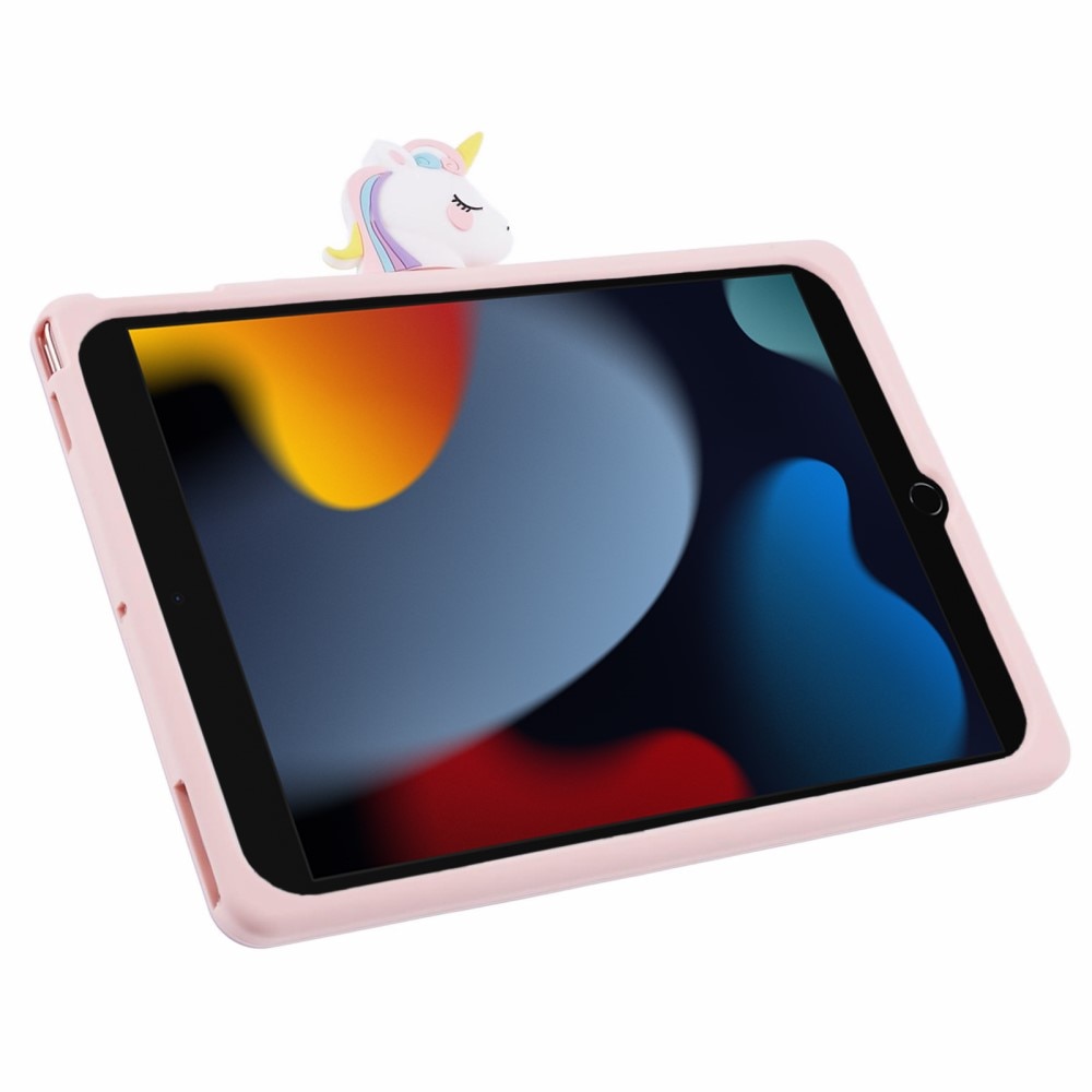 Deksel Enhjørning med stativ iPad 10.2 7th Gen (2019) rosa