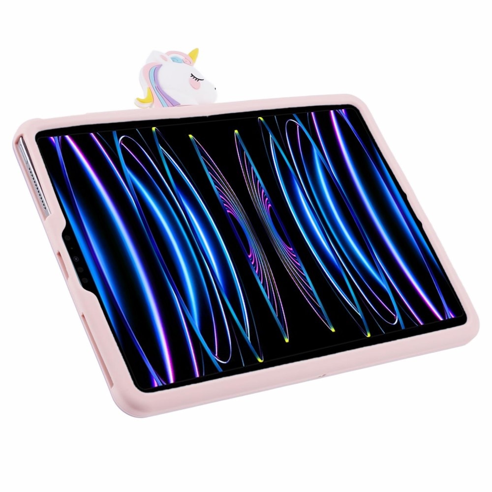 Deksel Enhjørning med stativ iPad Pro 11 4th Gen (2022) rosa