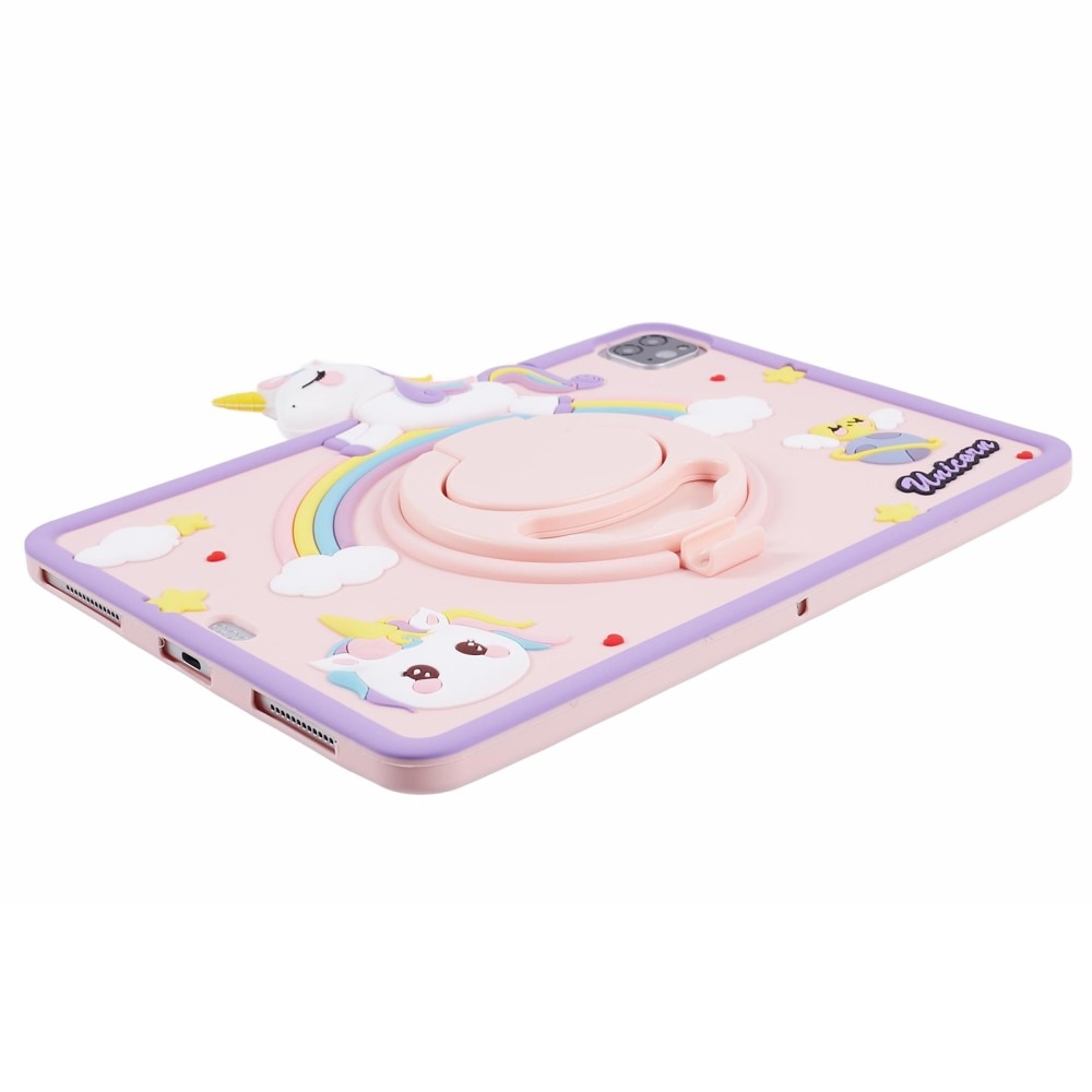 Deksel Enhjørning med stativ iPad Pro 11 2nd Gen (2020) rosa