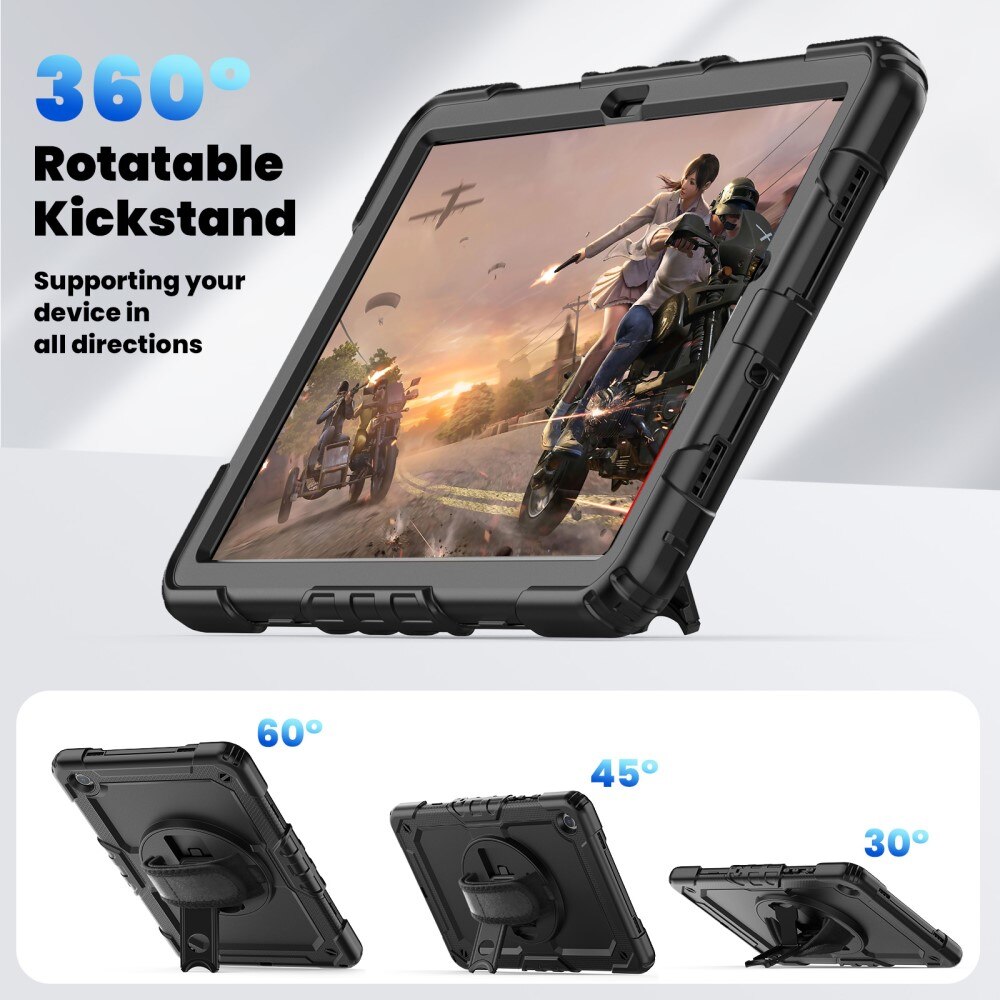 Støtsikker Full Protection Hybriddeksel Samsung Galaxy Tab A9 Plus svart