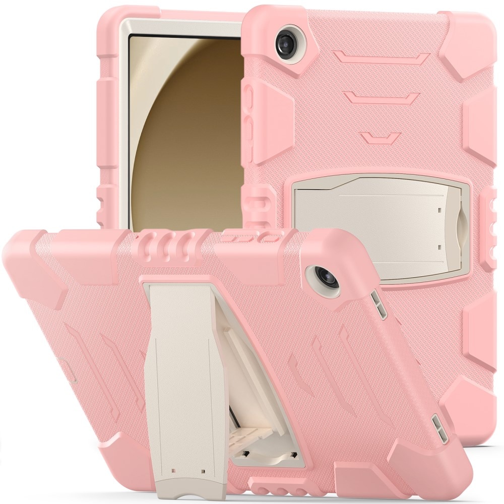 Støtsikker Hybriddeksel Kickstand Samsung Galaxy Tab A9 Plus rosa