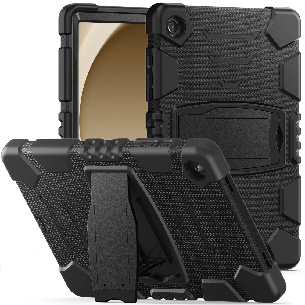 Støtsikker Hybriddeksel Kickstand Samsung Galaxy Tab A9 Plus svart